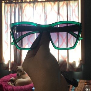 Green sunglasses
